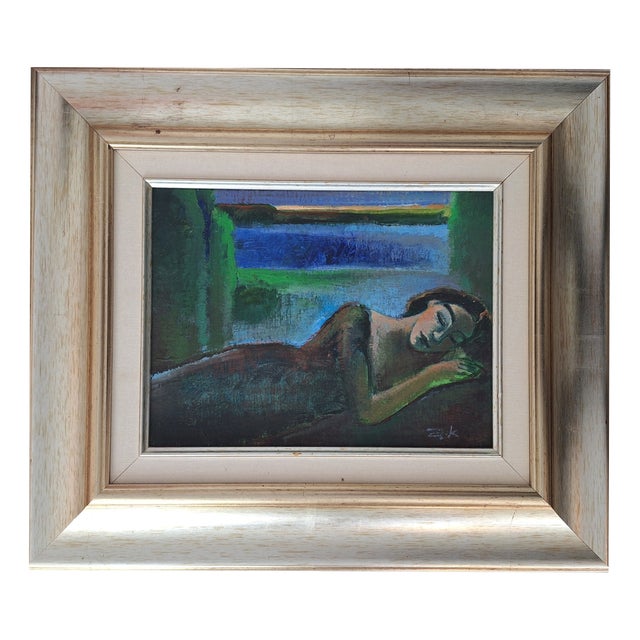 Anna Karpowicz-Westner, Sleeping, Oil on Canvas For Sale