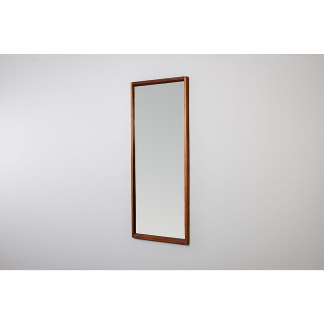 No. 145 Mirror in Rosewood by Kai Kristiansen for Aksel Kjersgaard, 1960s For Sale - Image 3 of 8