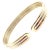 1980s Van Cleef & Arpels Yellow & White Gold Cuff Bangle Bracelet For Sale In Philadelphia - Image 6 of 12