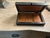 Black Vintage Black Lacquered Playing Card Box With Silver Cartouche Centerpiece For Sale - Image 8 of 9