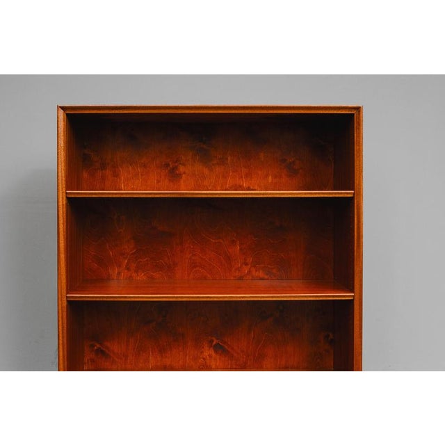 Wood Small Mid-Century Shelf in Mahogany For Sale - Image 7 of 12