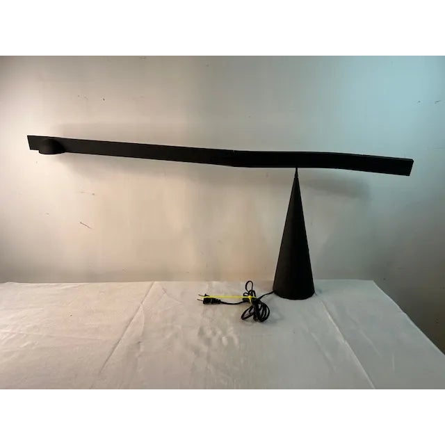 Black 1980s Sculptural Mario Barbaglia Marco Colombo for Italiano Luce Post Modern Table/Desk Lamp For Sale - Image 8 of 10