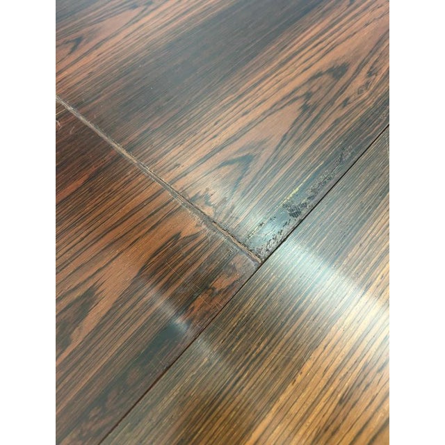 Modern Scandinavian Extendable Round Dinning Table, Denmark, 1960s For Sale - Image 16 of 17