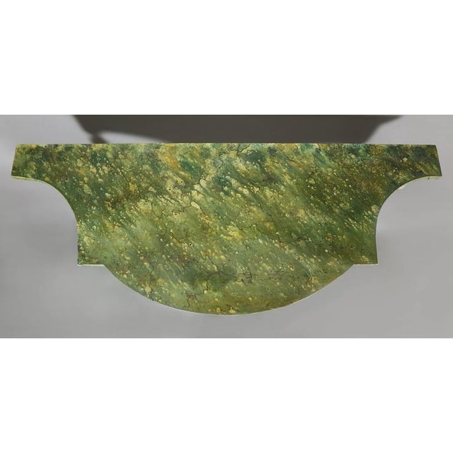 Irish Neoclassic Marble Mounted Console Table For Sale - Image 4 of 9