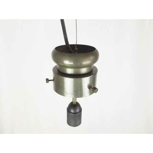 Brown Orange Murano Glass Pendant Lamp by Alessandro Pianon for Vistosi, 1961 For Sale - Image 8 of 13