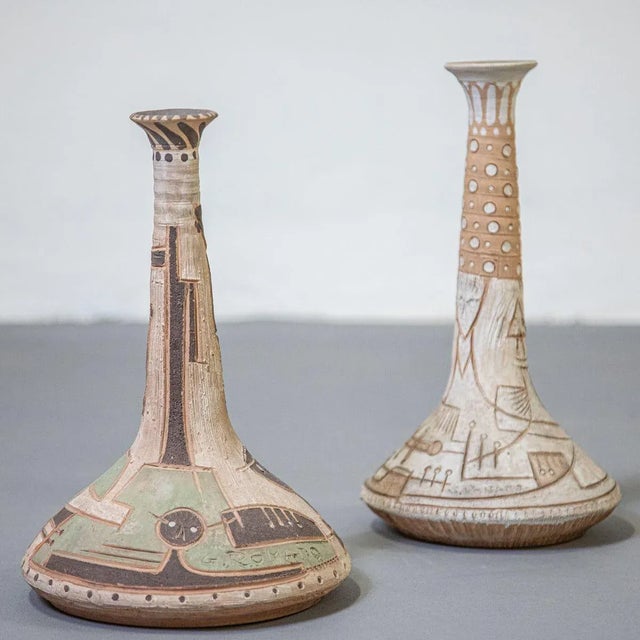 Ceramic Vases by Romanò, 1950s, Set of 2 For Sale - Image 7 of 9