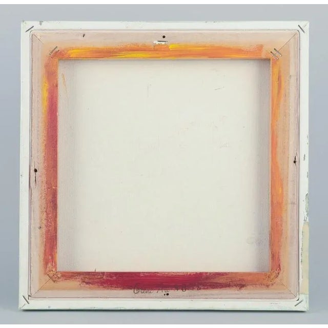 Beate Larsen, Still Life with Motif of Sunflowers, 2005, Oil on Canvas For Sale - Image 6 of 9