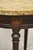 Wood Antique French Louis XVI Style Victorian Oval Marble Top Accent End Side Table For Sale - Image 7 of 12