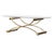 1970s A Stunning Italian Vintage MCM Coffee Table Blends M-C Structural Innovation With Hollywood Regency Glamour. For Sale - Image 5 of 11