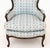 Louis XV Style Blue Upholstered Bergeres, Pair For Sale In New York - Image 6 of 12