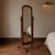 Vintage Cheval Floor Mirror With Adjustable Wood Frame For Sale - Image 13 of 14