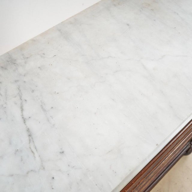 Commode with Marble Top For Sale - Image 6 of 15