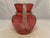 Boston & Sandwich Cranberry Glass Spot-Optic Pitcher with Rope Twist Handle for your consideration. The pitcher measures...
