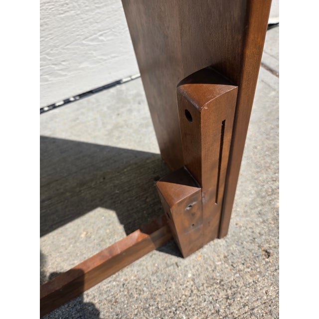 Ethan Allen / Baumritter Solid Hard Rock Maple Colonial Style Twin Size Bookcase Headboard For Sale - Image 17 of 17