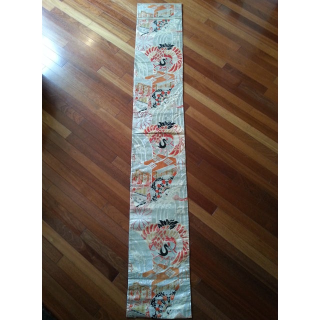 Vintage Japanese Silk Obi Table Runner Chairish