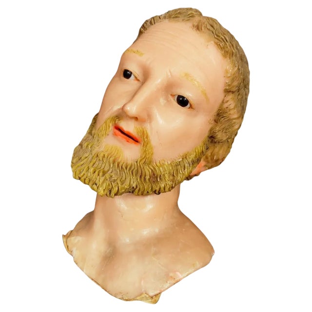 Saint's Head, 18th Century For Sale