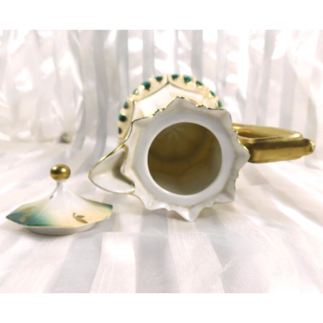 Late 18th Century Reinhold Schlegelmilch Rs Prussia Chocolate Pot and Cup Set - Set of 8 For Sale - Image 10 of 18