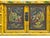 Vintage Chinese Yellow Lacquered Wood Credenza Sideboard Carved Scenic Panels For Sale - Image 9 of 18