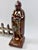 Art Deco Enamelled Cast Iron Knights Fire Guard Compagnion, 1920s, in Flawless conditions. Designed 1920 to 1949