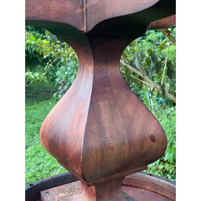 Maison Antique Wooden Side Table . 1920’s Small Wooden Side Table For Sale - Image 4 of 12