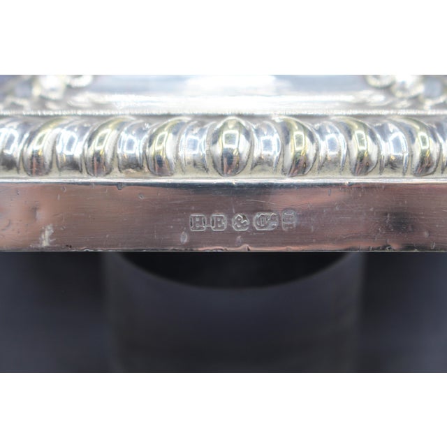 Silver C. 1853-1867 English Pair of Silver Plate on Copper Armorial Candlesticks For Sale - Image 8 of 8