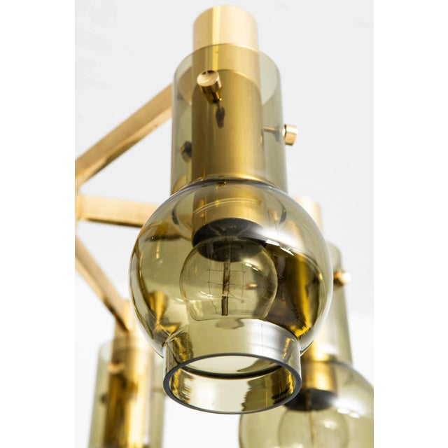 - Rare ceiling lamp designed by Hans-Agne Jakobsson - Produced by Hans-Agne Jakobsson AB in Markaryd, Sweden - Made of...