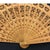 Brown Mid-20th Century Chinese Boxwood Carved Decorative Fan For Sale - Image 8 of 11