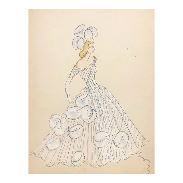 1960s Larry Youngblood Marshmallow Mardi Gras Costume For Sale