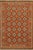 Rustic Soumak Orange/Beige Wool Rug - 3'1'' X 5'0'' For Sale - Image 10 of 10