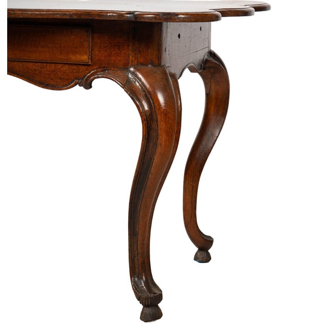 19th Century Antique French Country Rustic Writing Table Desk For Sale - Image 5 of 6