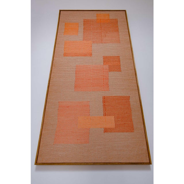 Spigolatura 95 Handwoven Wall Art by Susanna Costantini For Sale - Image 6 of 12