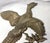 Mid 20th Century Mid Century Cast Aluminum Goldtone Flying Pheasant Wall Sculpture For Sale - Image 5 of 9