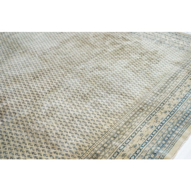 Vintage Saraband Rug 9'11'' X 12'2'' For Sale - Image 9 of 12