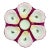 French Porcelain Six Well ‘Eyes’ Oyster Plate For Sale