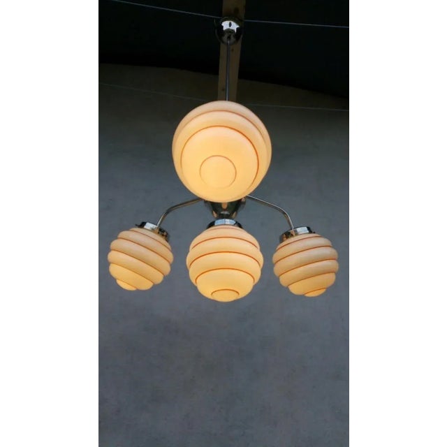 Vintage Art Deco Chandelier For Sale - Image 14 of 18