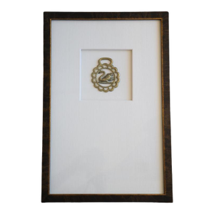 Antique Horse Bridle Medallion (Swan)