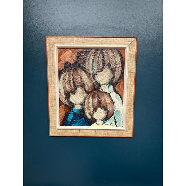 Erik Lund, Trio, 1950s, Oil on Canvas, Framed For Sale - Image 14 of 18