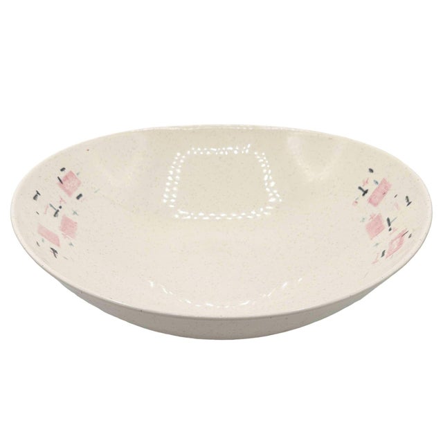 1950s "Tickled Pink" Serverware Dinner Plate Platter Bowl Set by Vernonware - 110 Piece For Sale - Image 14 of 18