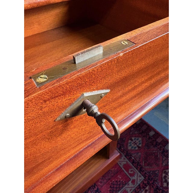 Wood Writing Desk in Wood For Sale - Image 7 of 11