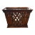 Vintage Split Reed Tall Storage Rack For Sale