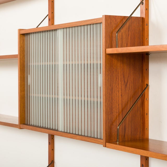 Vintage Scandinavian Teak Wall Unit by Poul Cadovius, 1960s For Sale - Image 10 of 17