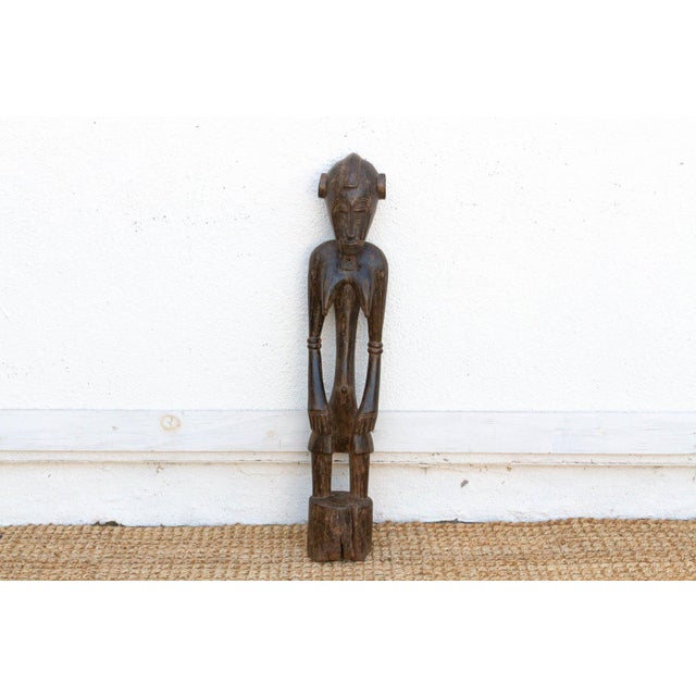 Brown Antique Semi-Abstract Mumuye Guardian Figure For Sale - Image 8 of 8