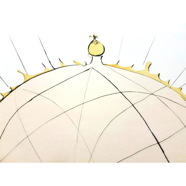 Salvador Dali - The Museum of Genius - Original Signed Engraving 1974 For Sale - Image 6 of 9