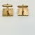 1950s Mid-Century Boho Chic Brutalist Hollywood Regency Cuff Links - A Pair. For Sale - Image 6 of 7
