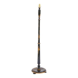 Japanned Chinoiserie Floor Lamp For Sale