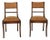 Pair Regency Style Carved Oak Upholstered Occasional Chairs For Sale