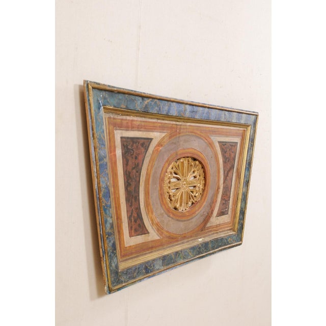 19th Century Italian Trapezoidal Wall Plaque For Sale - Image 10 of 11