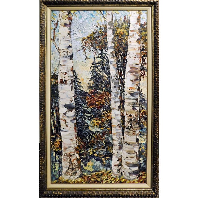 "Over Yonder" framed Original Acrylic on Canvas by Maya Eventov Hand Signed by the Artist museum mounted, matted and...