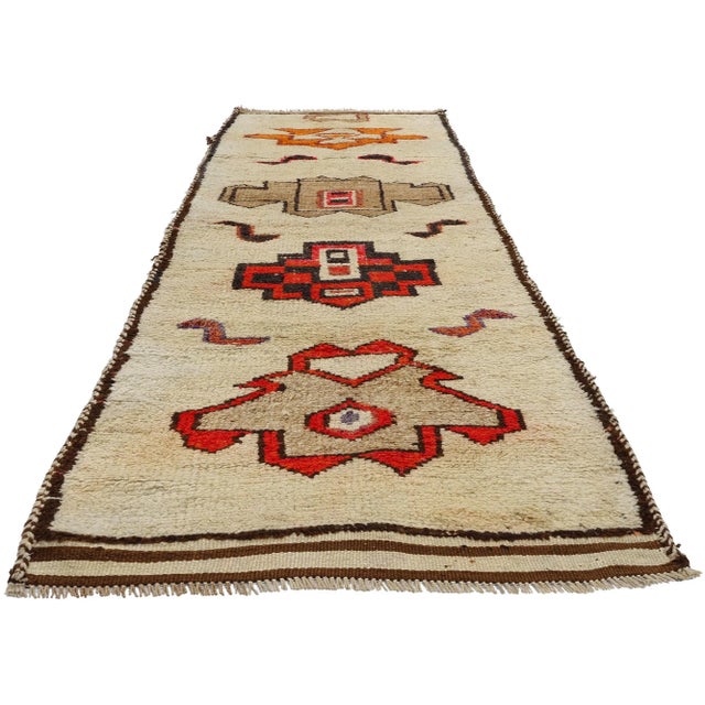 Tribal Vintage Tribal Kurdish Rug Runner - 02'11 X 10'06 For Sale - Image 3 of 9