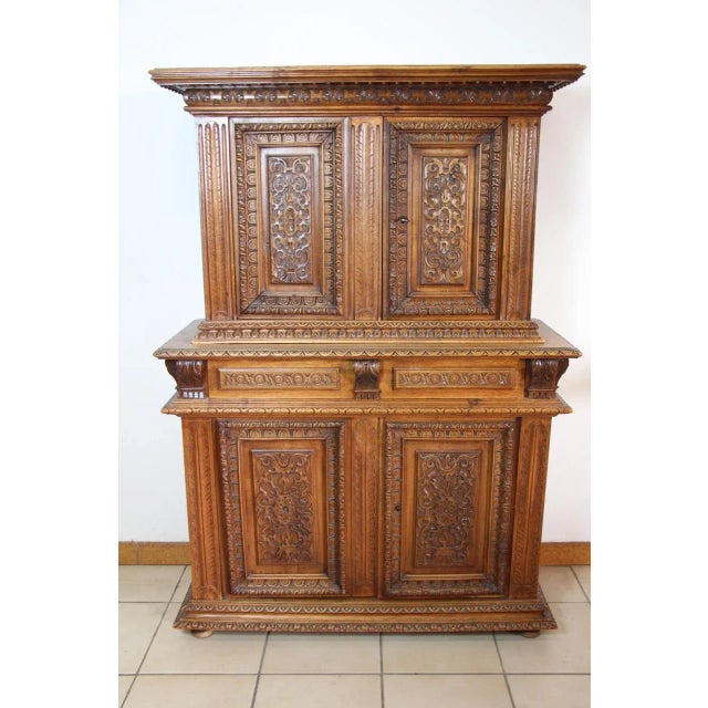 Brown Antique Buffet, 1870s For Sale - Image 8 of 8